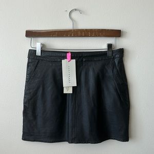 NEW! leather mini skirt - 2- by rezrekshn